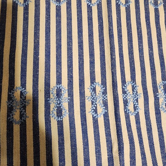 Tuckernuck Blue Stripe Mini Sullivan Embroidered Caftan NWOT Blue & White XS - Picture 3 of 8